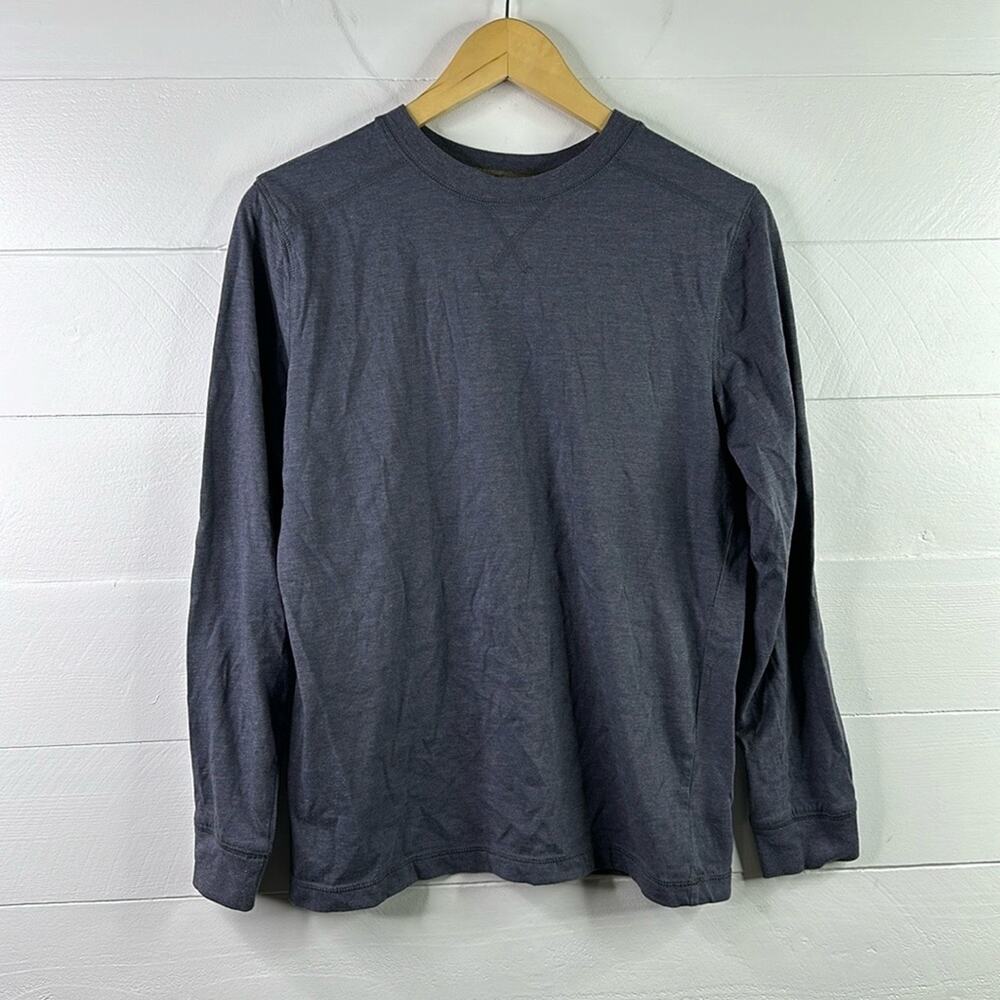 RUFF HEWN Boys Blue Gray Basic Classic Long Sleeve T Shirt Tee Top Size XL (18)‎